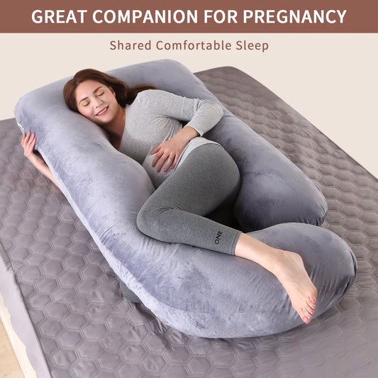 G-Shaped Maternity Pillow – Full Body Comfort for Pregnancy Sleep